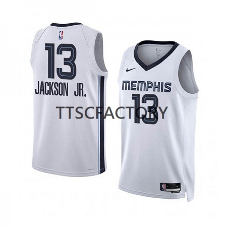 Maillot Basket Memphis Grizzlies Jaren Jackson Jr. 13 Nike 2022-23 Association Edition Blanc Swingman - Homme